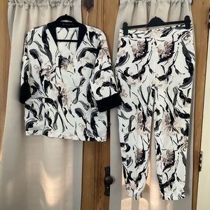 Zara floral suit